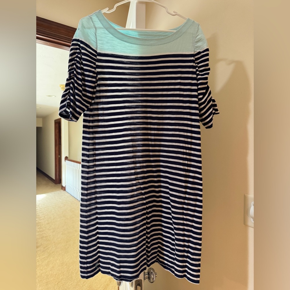 Lilly Pulitzer striped tshirt dress EUC size L